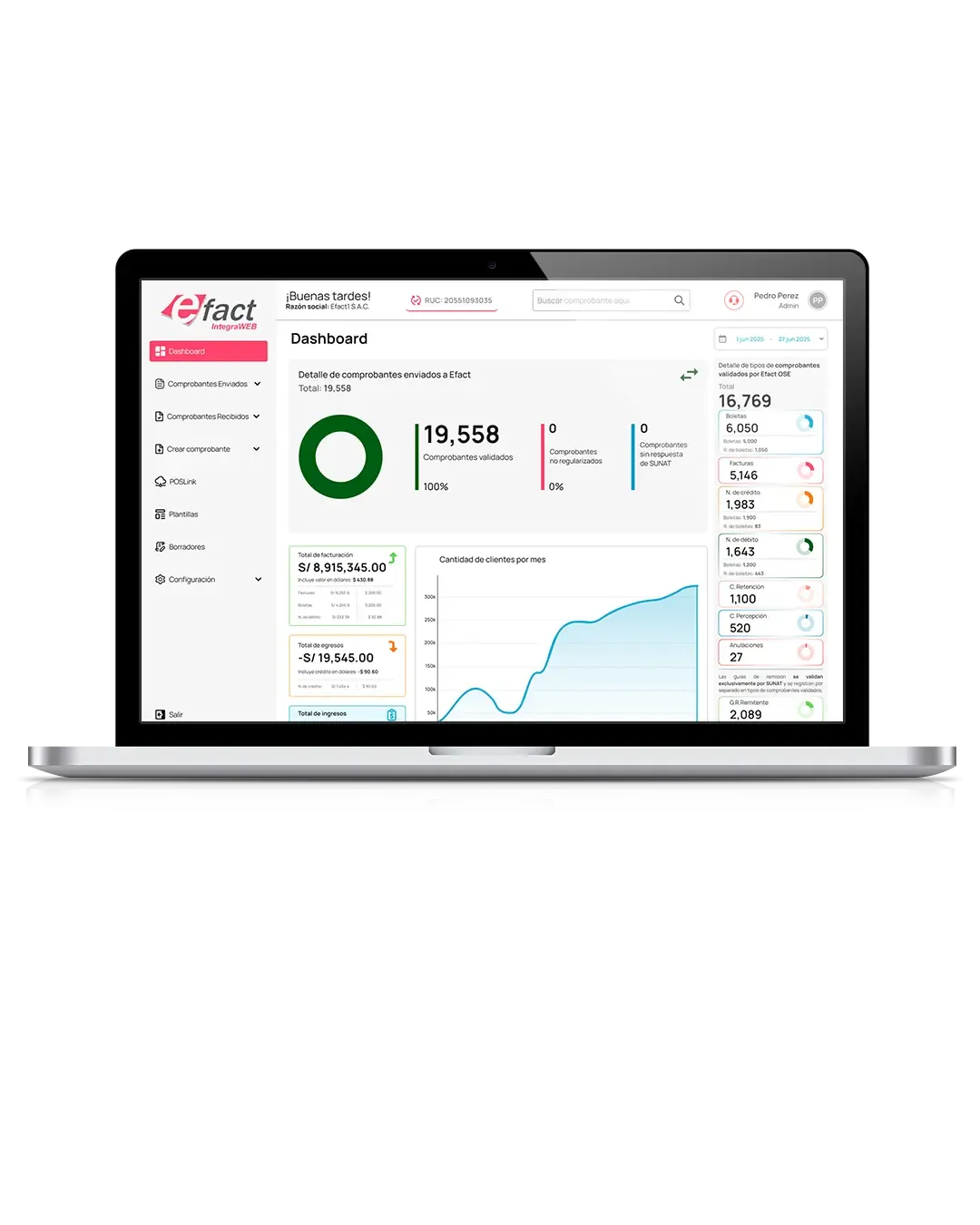 Integra Web Dashboard
